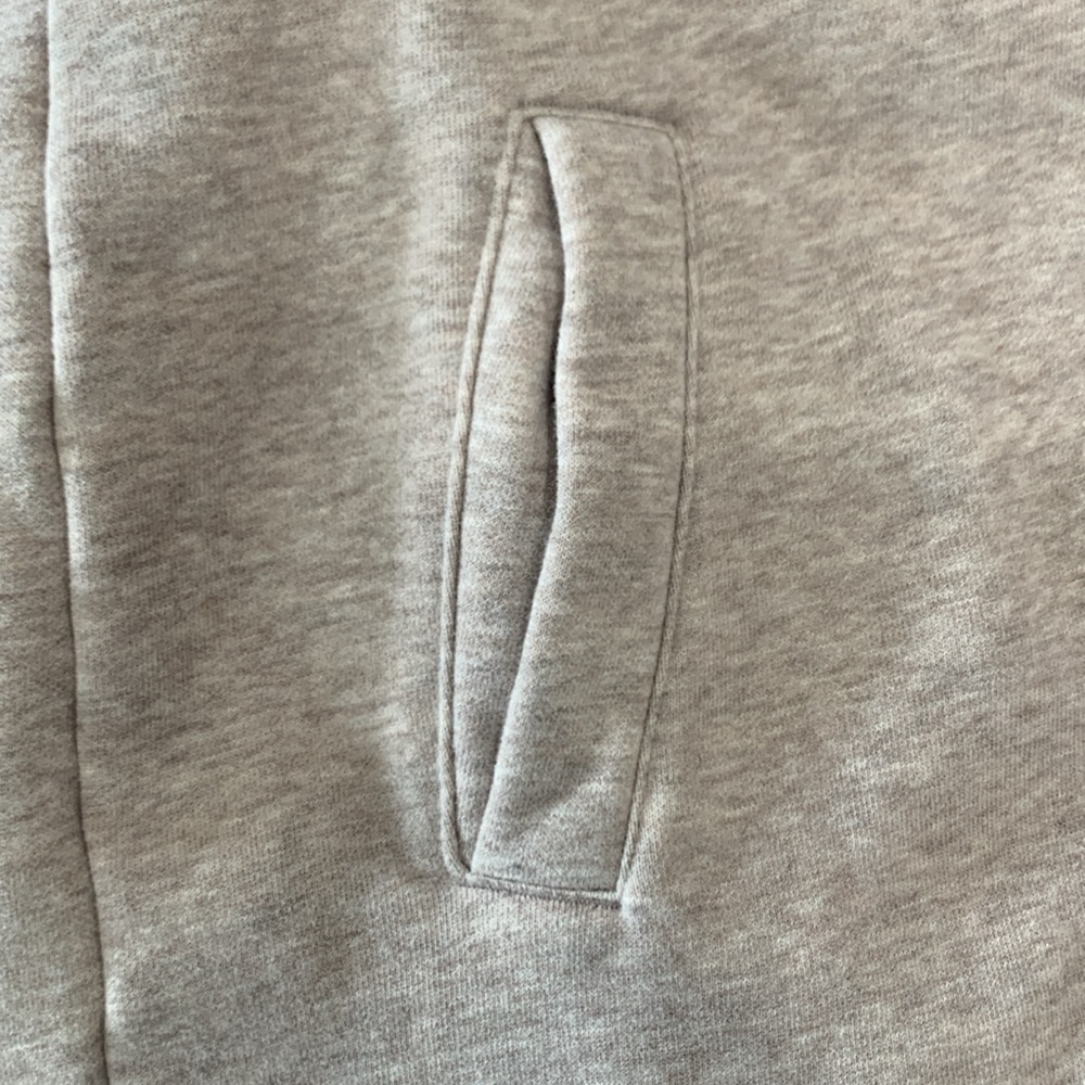 LLBean women’s Fleece lined Cardigan Jacket Size XL Gray&Creme color fleece - Picture 4 of 7